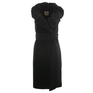 Nue by Shani Black Long Sleeve Dress